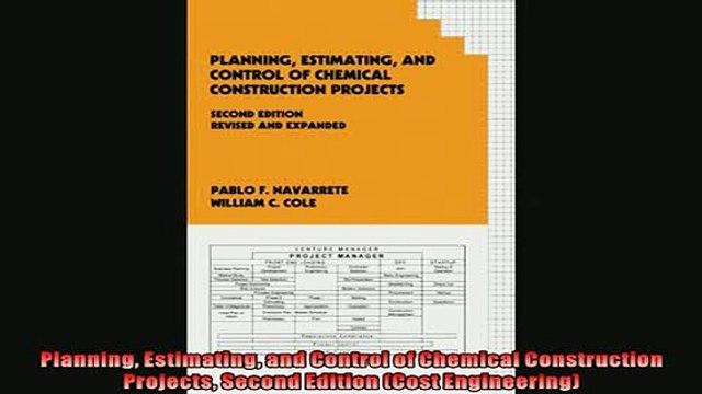 Popular book Planning Estimating and Control of Chemical Construction Projects Second Edition Cost