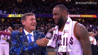 LeBron Salutes Craig Sager in Postgame Interview | Warriors vs Cavaliers | Game 6 | 2016 NBA Finals