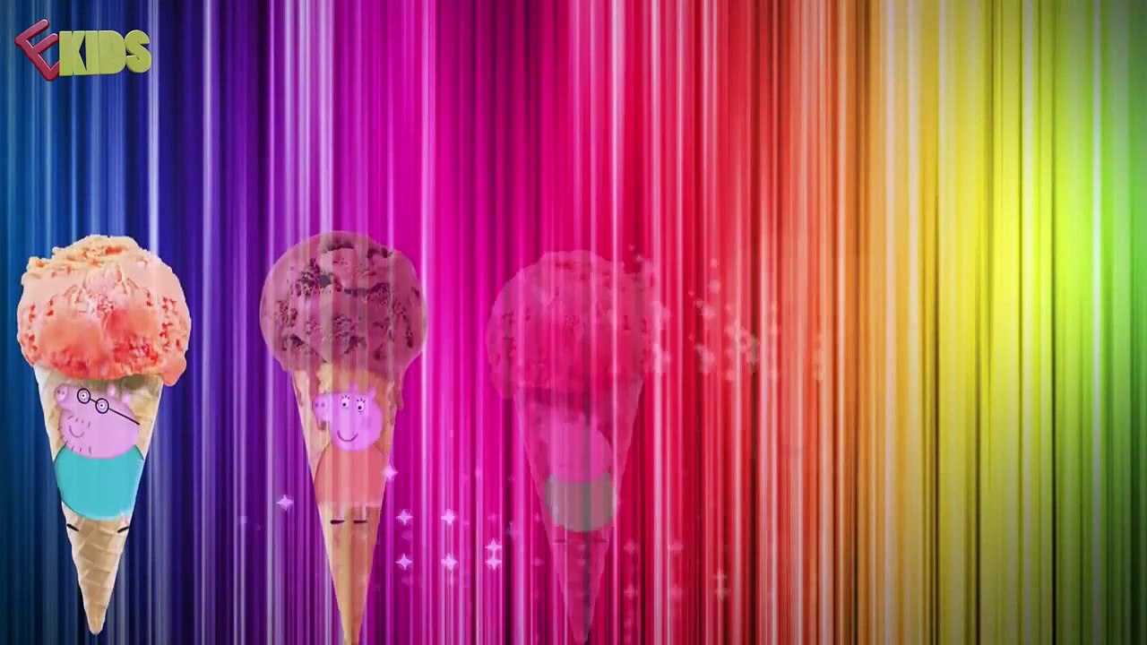 Peppa Pig Ice Cream Finger Family Nursery Rhymes by Ekids