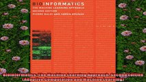 FREE DOWNLOAD  Bioinformatics The Machine Learning Approach Second Edition Adaptive Computation and  FREE BOOOK ONLINE