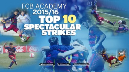 FCB Academy Best goals 2015/16: Top 10 Spectacular strikes