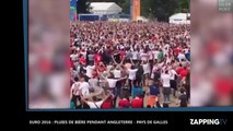 Euro 2016 : Pluies de Bière par les supporters pendant Angleterre - Pays de Galles (Vidéo)
