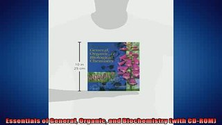 READ book  Essentials of General Organic and Biochemistry with CDROM  FREE BOOOK ONLINE