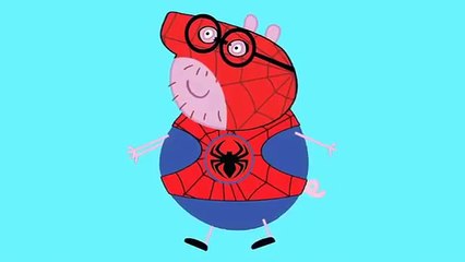 PEPPA PIG FAMILY   Spider Pig 5 KINDER SURPRISE EGGS   #Animation For Kids & Toddlers