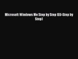 Read Microsoft Windows Me Step by Step (EU-Step by Step) PDF Online