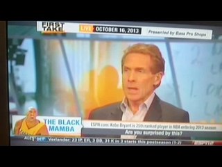 SKIP BAYLESS REACTION TO KOBE BRYANT BEING RANKED #25 ON ESPN'S BASKETBALL LIST