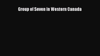 Download Group of Seven in Western Canada PDF Free