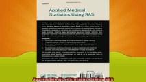 READ book  Applied Medical Statistics Using SAS  FREE BOOOK ONLINE