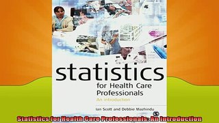 Free PDF Downlaod  Statistics for Health Care Professionals An Introduction  DOWNLOAD ONLINE