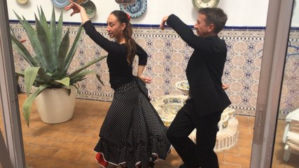 Démonstration de flamenco avec Fanny Marionneau et Jacques Charrier