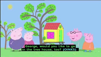 Peppa Pig (Series 1) - The Tree House (with subtitles) 5