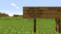 MINECRAFT SERVER NEED STAFF!! HURRY AND JOIN FAST!!