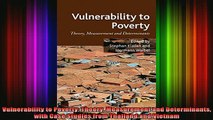 READ book  Vulnerability to Poverty Theory Measurement and Determinants with Case Studies from Full Free