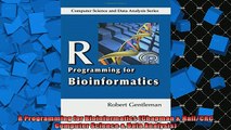 Free PDF Downlaod  R Programming for Bioinformatics Chapman  HallCRC Computer Science  Data Analysis READ ONLINE