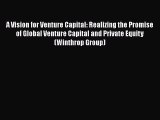 Read A Vision for Venture Capital: Realizing the Promise of Global Venture Capital and Private