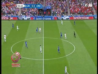 هدف الشوط الاول ( كرواتيا 1-0 التشيك) بطولة امم اوروبا 2016