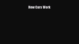 Read How Cars Work PDF Free