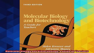READ book  Molecular Biology and Biotechnology a Guide for Teachers  DOWNLOAD ONLINE