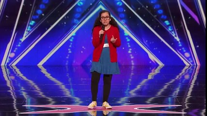 13 Year-Old America's Got Talent Contestant Wins Over The Audience With Trump Joke
