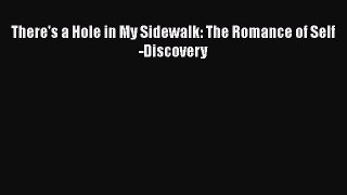 Read Books There's a Hole in My Sidewalk: The Romance of Self-Discovery E-Book Free