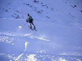 Plaque de verglas à l'Alpe d'Huez (chutes !)