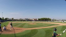 Jacob Griffiths line drive single against Cypress 5/10/16