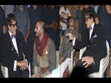 Amitabh Bachchan With Ranveer Singh On The Sets Of Bajirao Mastani