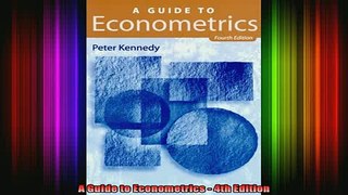 READ book  A Guide to Econometrics  4th Edition Full Ebook Online Free
