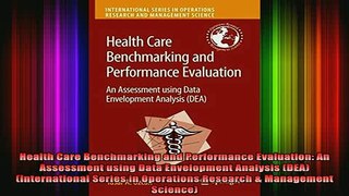 READ book  Health Care Benchmarking and Performance Evaluation An Assessment using Data Envelopment Full EBook
