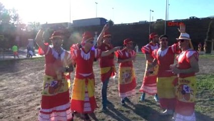 İspanya - Türkiye Maçı Öncesi Stat Çevresinden Renkli Görüntüler