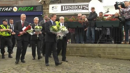 Hommage à Jo Cox: David Cameron et Jeremy Corbin unis contre "la haine" - Le 17/06/2016 à 20h30