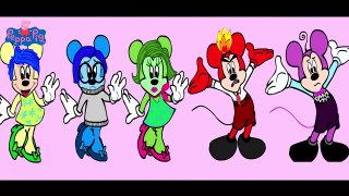 Mickey Mouse INSIDE OUT  Finger Family  Nursery Rhymes Lyrics Coloring for kids  Parody