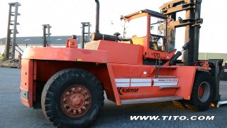 tito.com // Kalmar DCD280-12LB used 28 ton forklift walkaround
