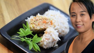 How to Make Chinese Glutinous Rice & Pork Meatballs - Xiao's Kitchen