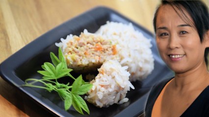 How to Make Chinese Glutinous Rice & Pork Meatballs - Xiao's Kitchen
