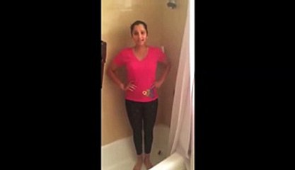 Ice Bucket Challenge for Sania Mirza - by cloudy