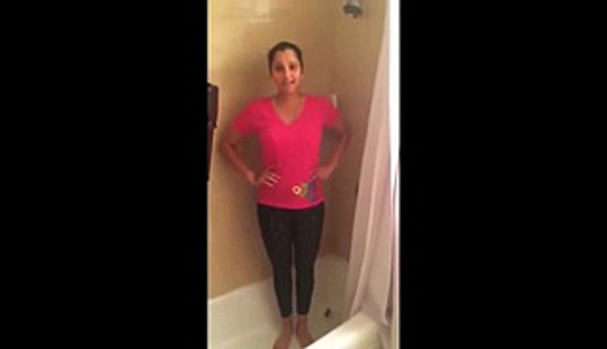 Ice Bucket Challenge for Sania Mirza - by cloudy