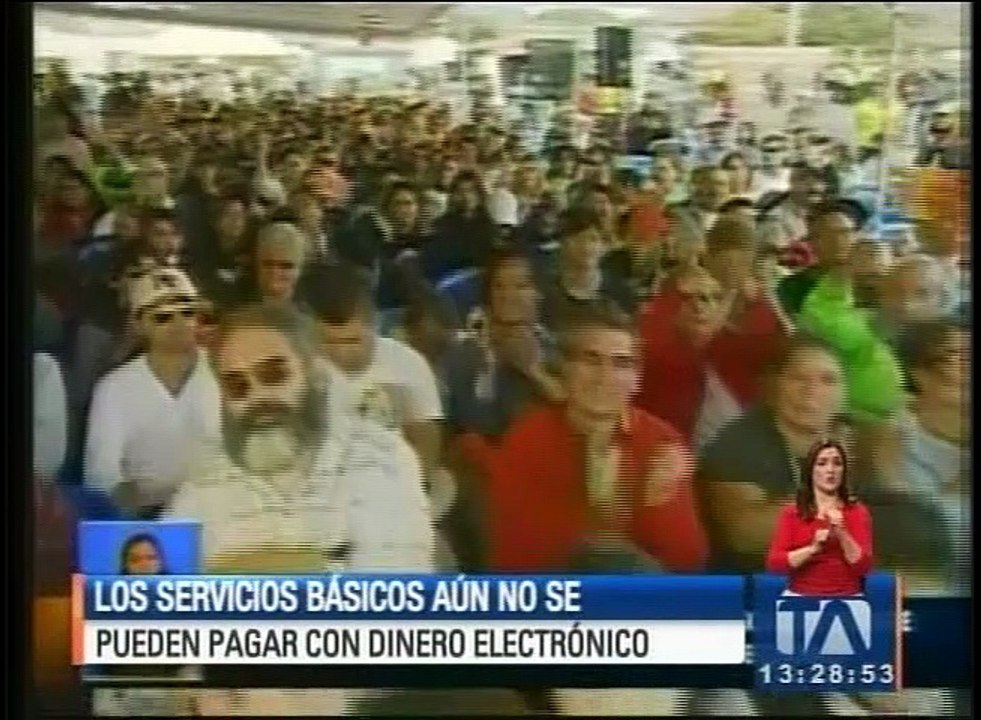 Los servicios básicos aún no se pueden pagar co...