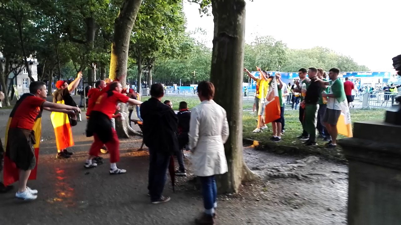 Ambiance à Bordeaux avant Belgique-Irlande !