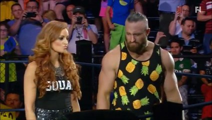 Mike Bennett, Maria, Billy Corgan and Dixie Carter Segment