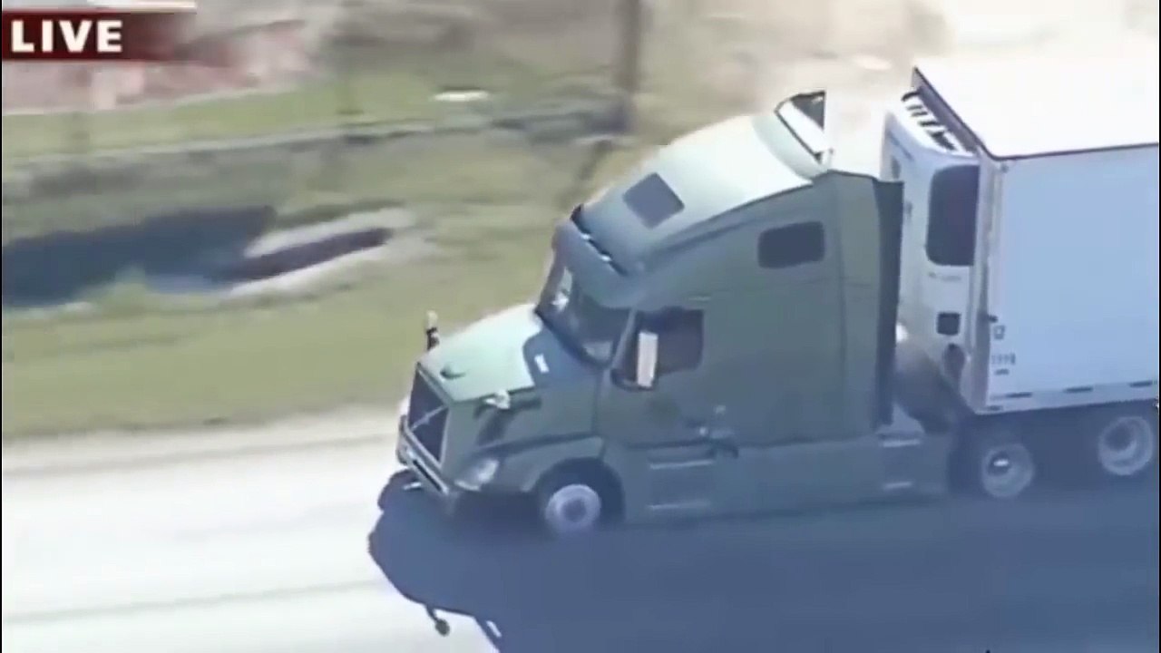 Un camion volé pris en chasse par la police aux Etats-Unis