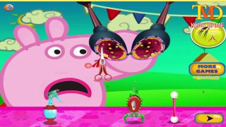 Peppa Pig English  Peppa Pig Nose Doctor - Game For Kids