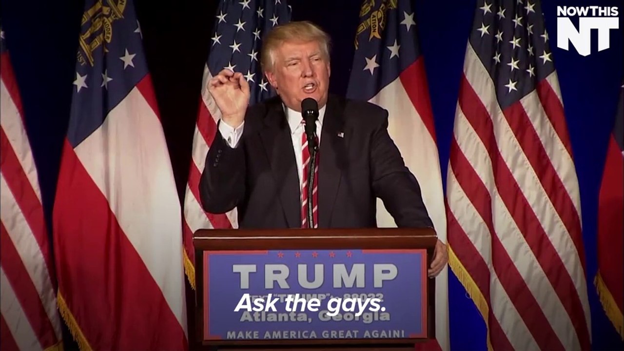 Donald Trump Advises Everyone To "Ask The Gays"
