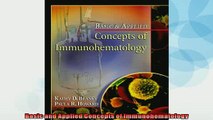 FREE DOWNLOAD  Basic and Applied Concepts of Immunohematology  FREE BOOOK ONLINE