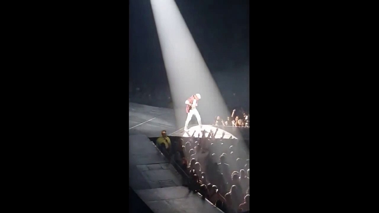 Caída reciente de Justin Bieber