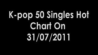 K-pop Hot 20 - Top 20 Singles (31/7/2011)