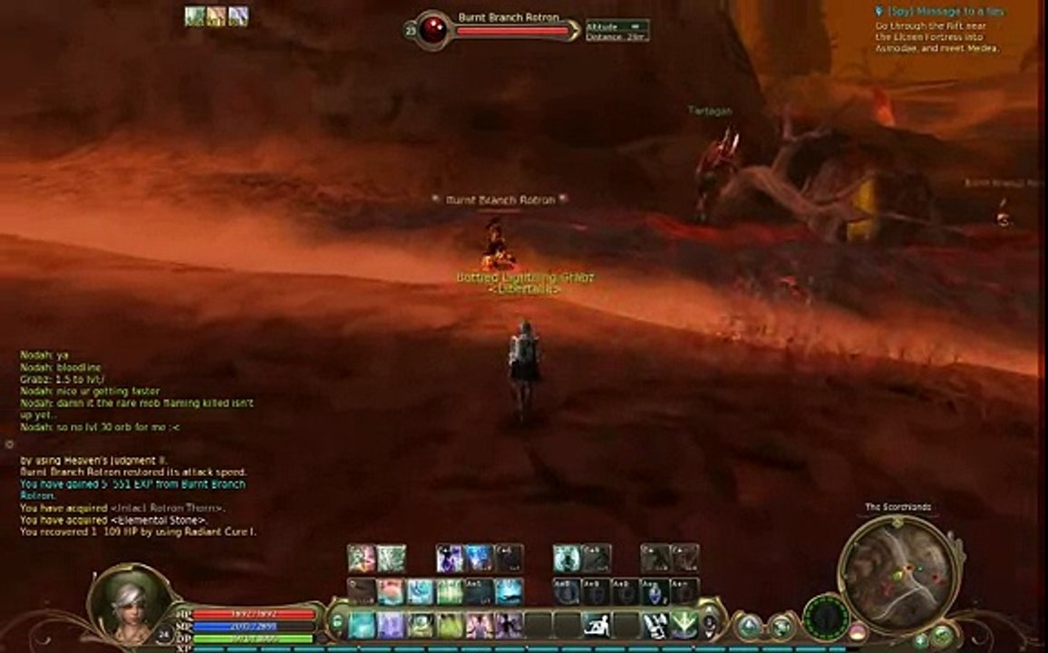 Aion PvE - Cleric dings 25