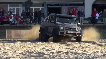 Mercedes-Benz G63 AMG 6x6 - Off Road Beach Driving!!