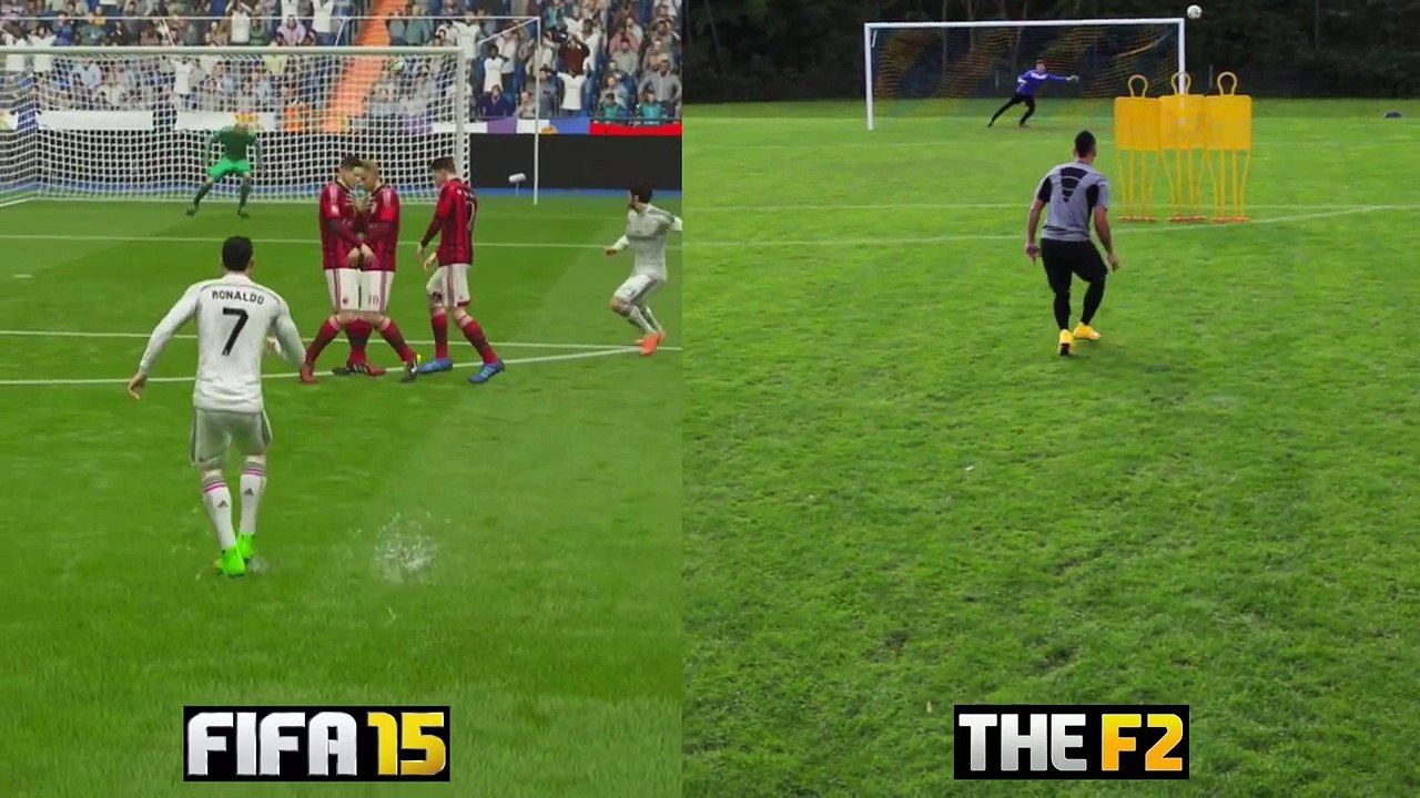 Ronaldo+Messi FIFA15 Freekicks! ft. MattHDGamer