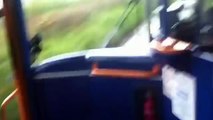 380 Bus Drives Through a Flood and Gets Flooded _ Tune.pk